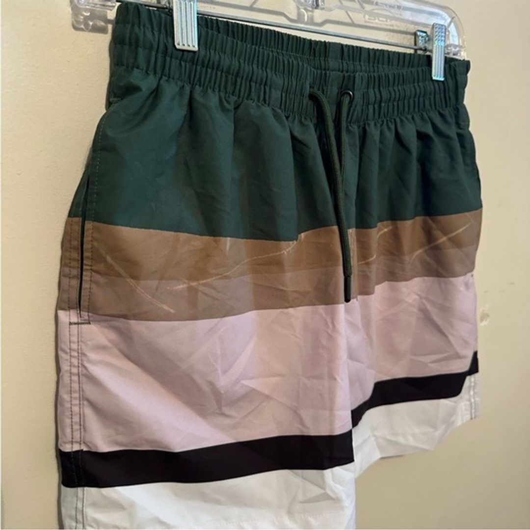 Dries Van Noten Men's Phibbs Striped Swim Shorts