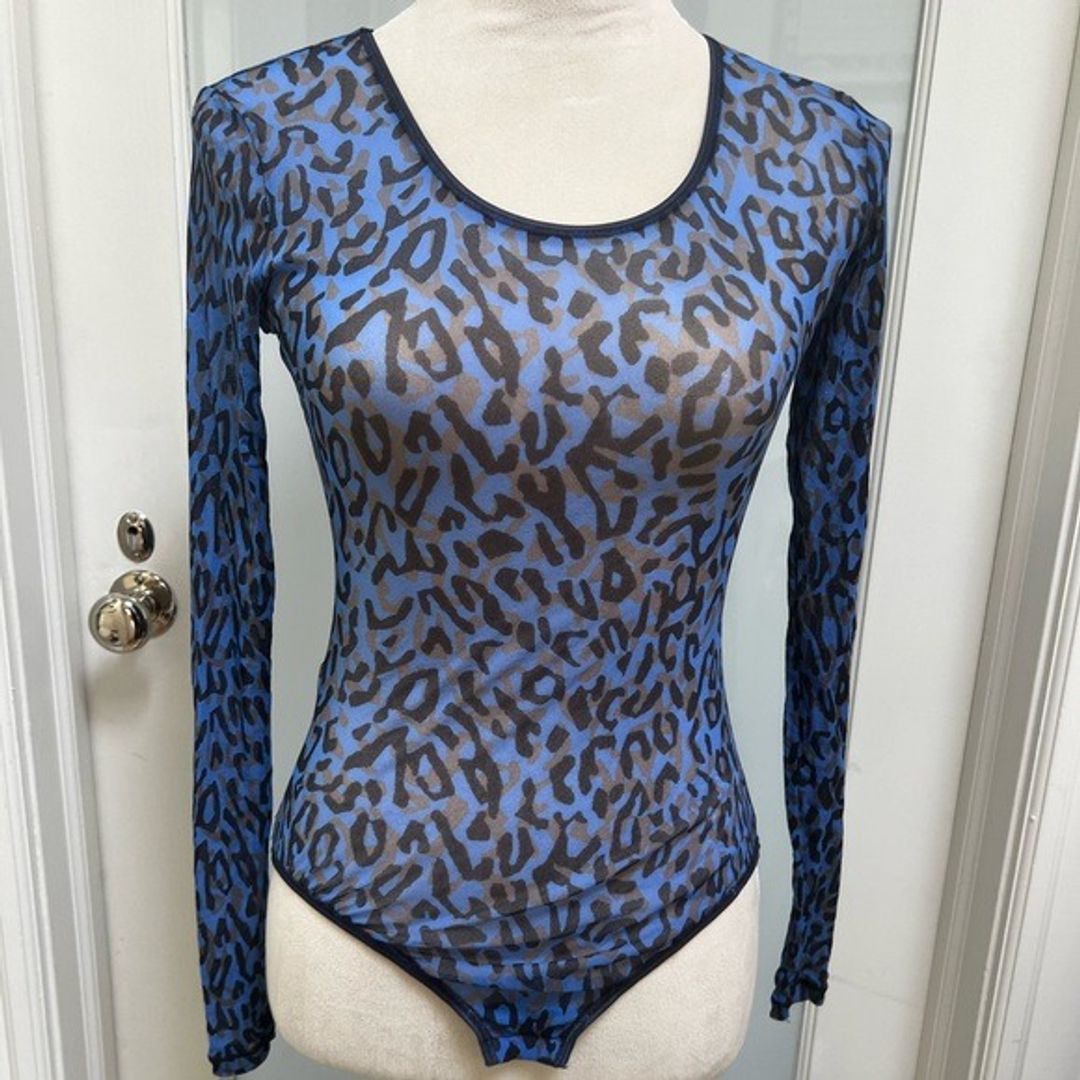 Cosabella Soire Confidence Printed Long Sleeve Bodysuit