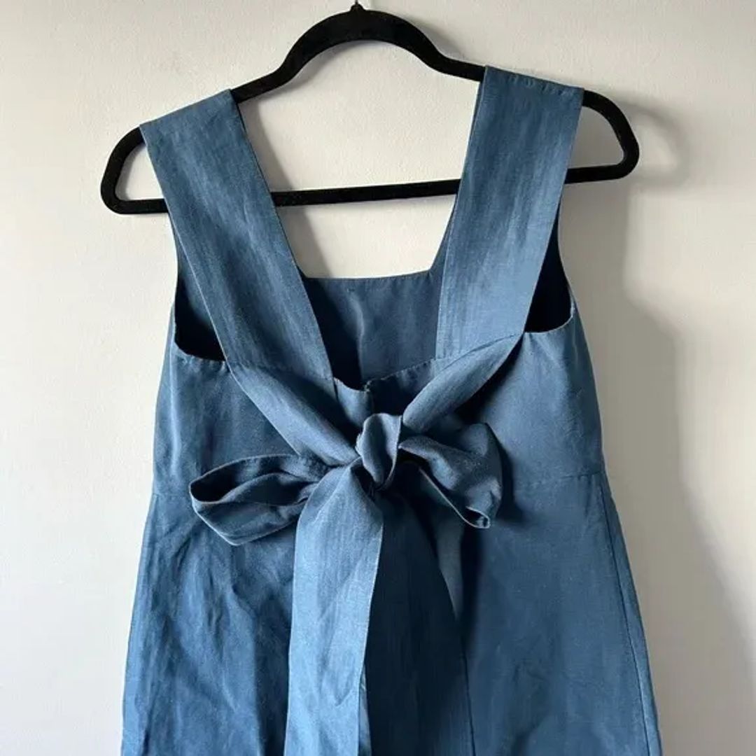 COS Sleeveless Linen/Silk Blend Dress