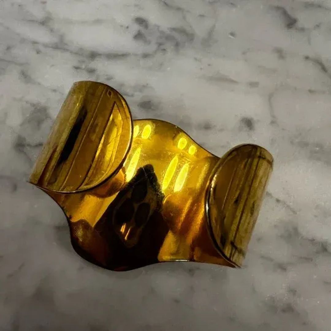 Lizzie Fortunato Organic Cuff Gold-Plated Brass