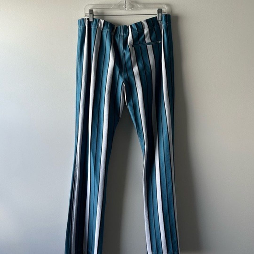 NWT Marni Blue and White Striped Hampden Pants
