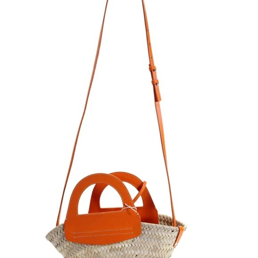 NWT Hereu Mini Cabas Straw Tote