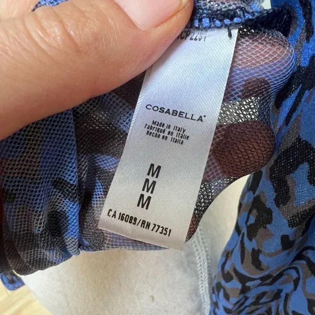 Cosabella Soire Confidence Printed Long Sleeve Bodysuit