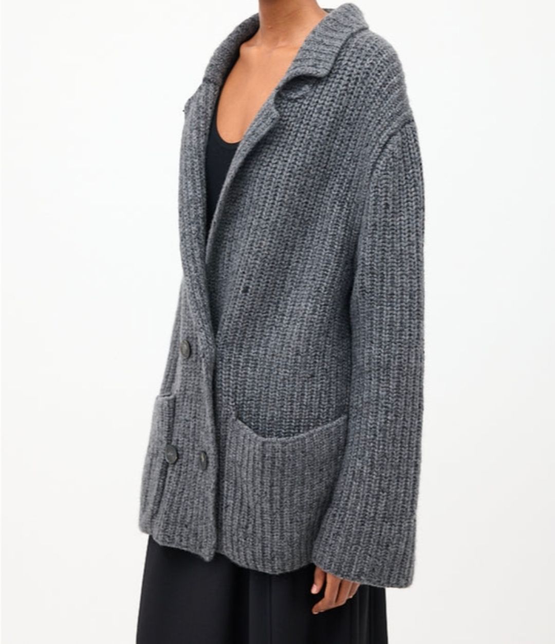 Cashmere Silk Data Cardigan 