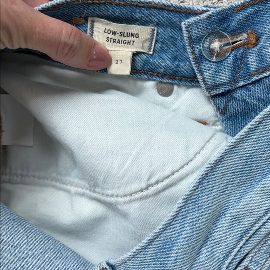 Madewell Crossover Low-Slung Straight Jeans