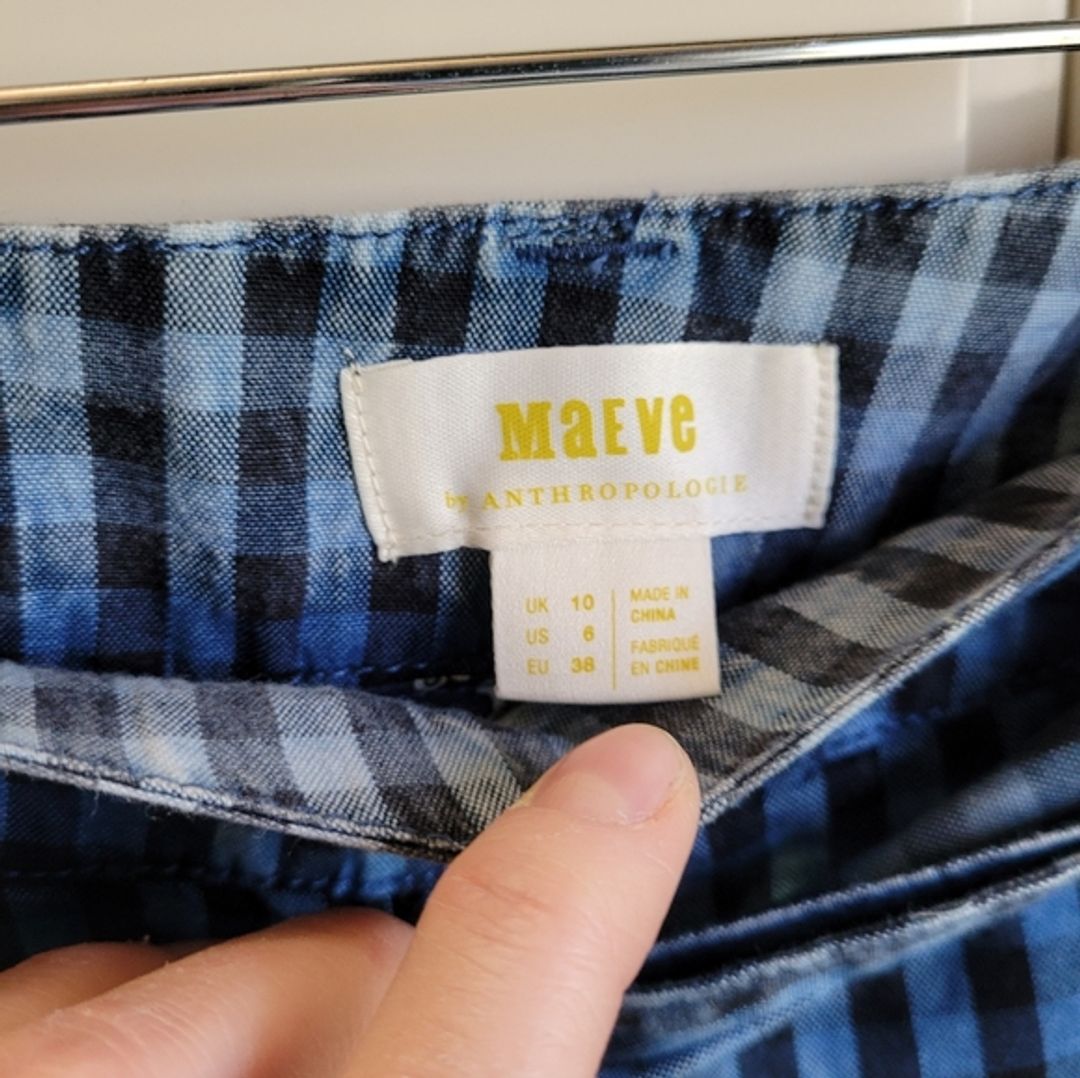 NWT Anthropologie Maeve Avryl Bleached Slim Pants