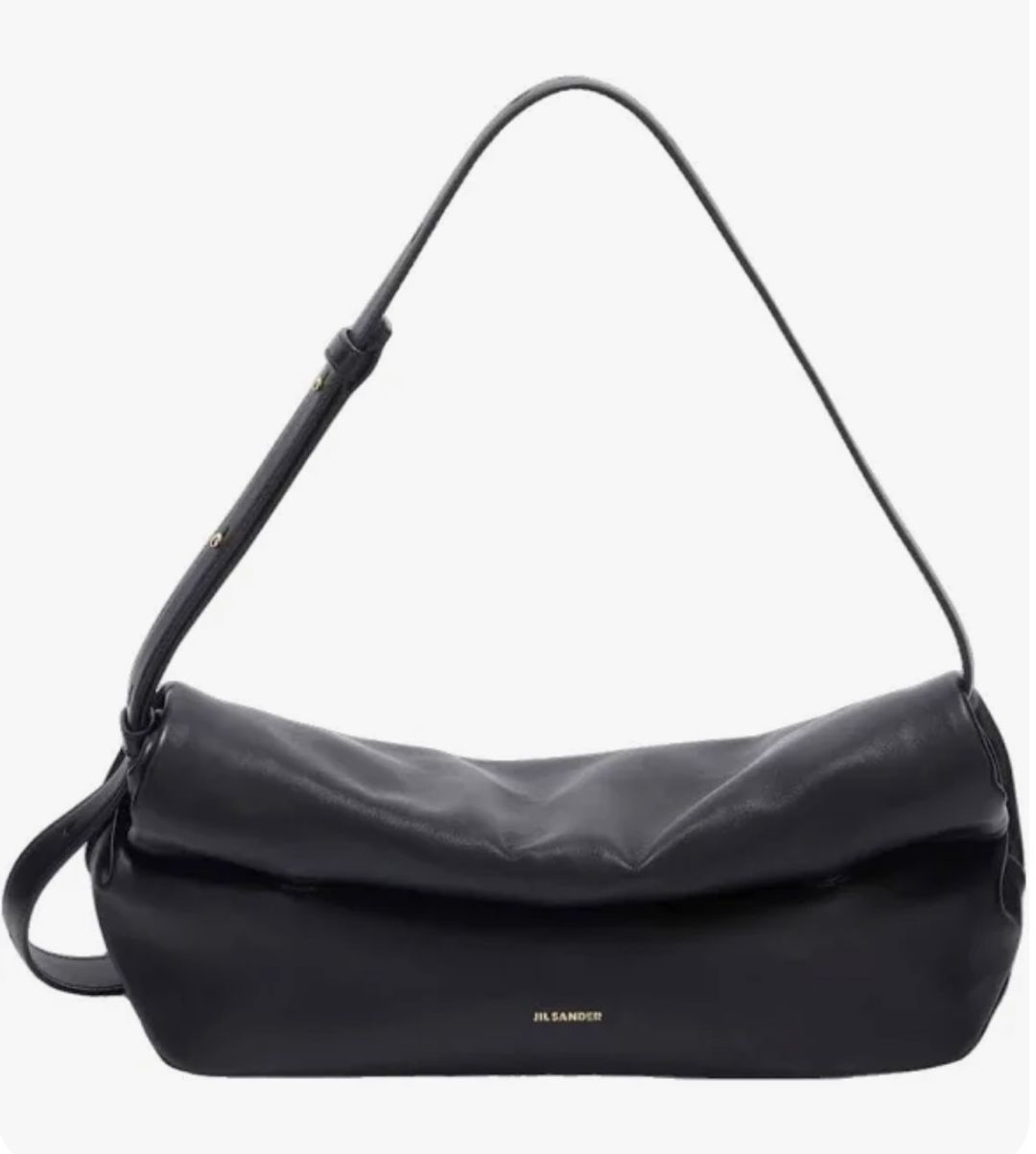 Rollup Shoulder Leather Bag