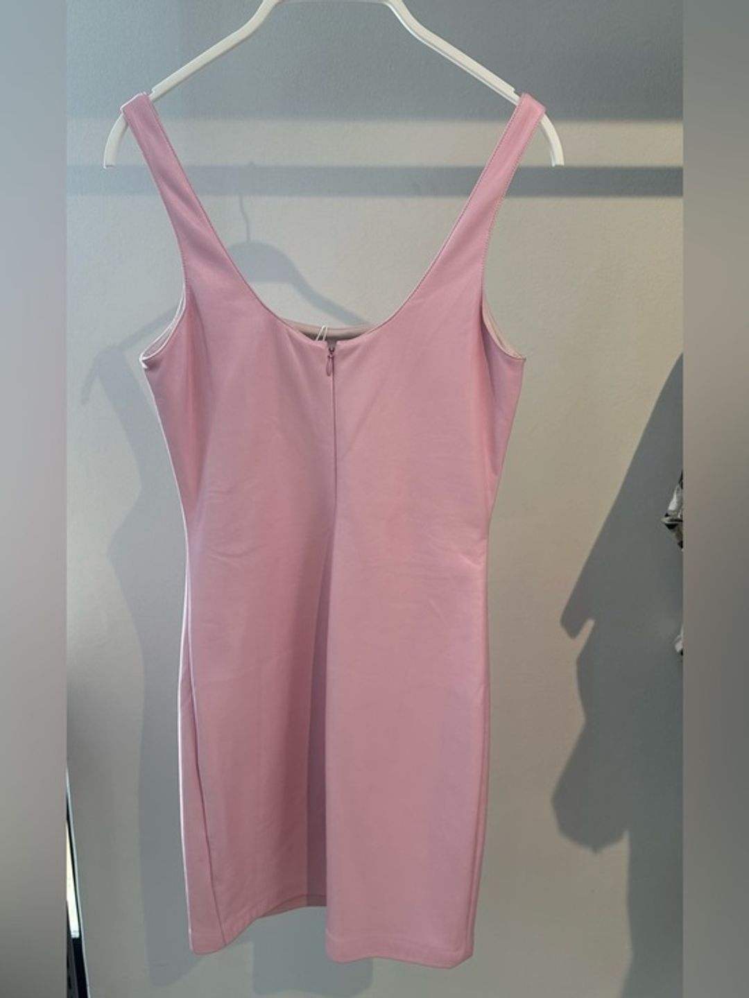 NWT Amanda Uprichard Margot Soft Pink Tank Mini Dress