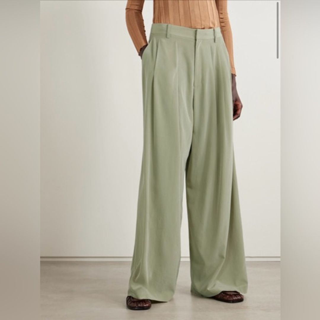 NWT Tibi Relaxed Suiting Triple Pleat Pant