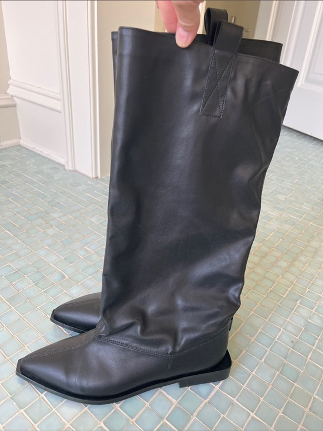 Ganni Slouchy Knee High Boot