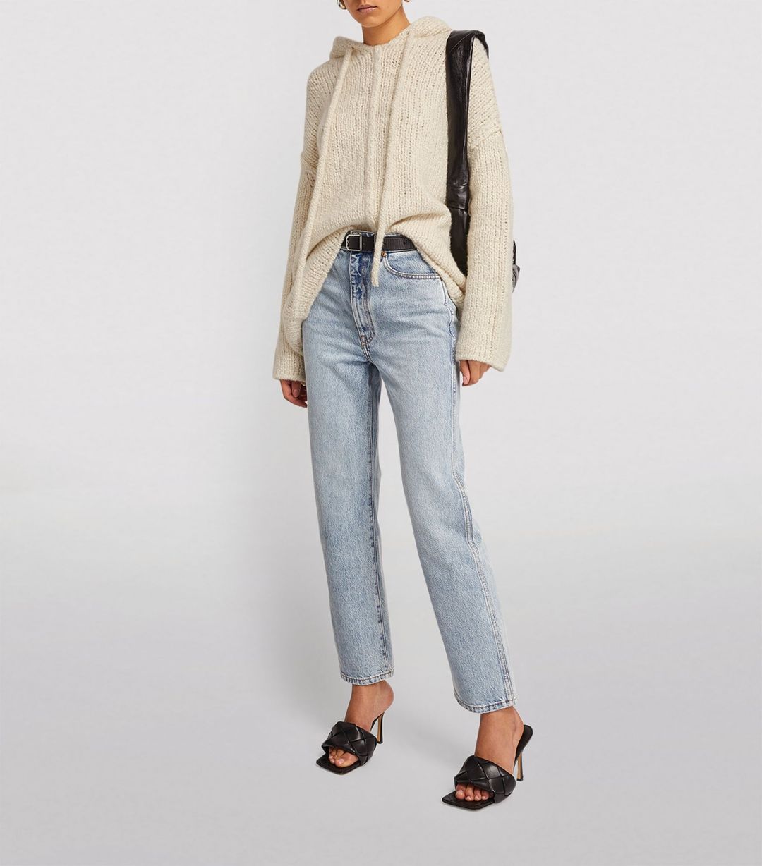 Sile Bouclé Cashmere Hoodie In Ivory #2