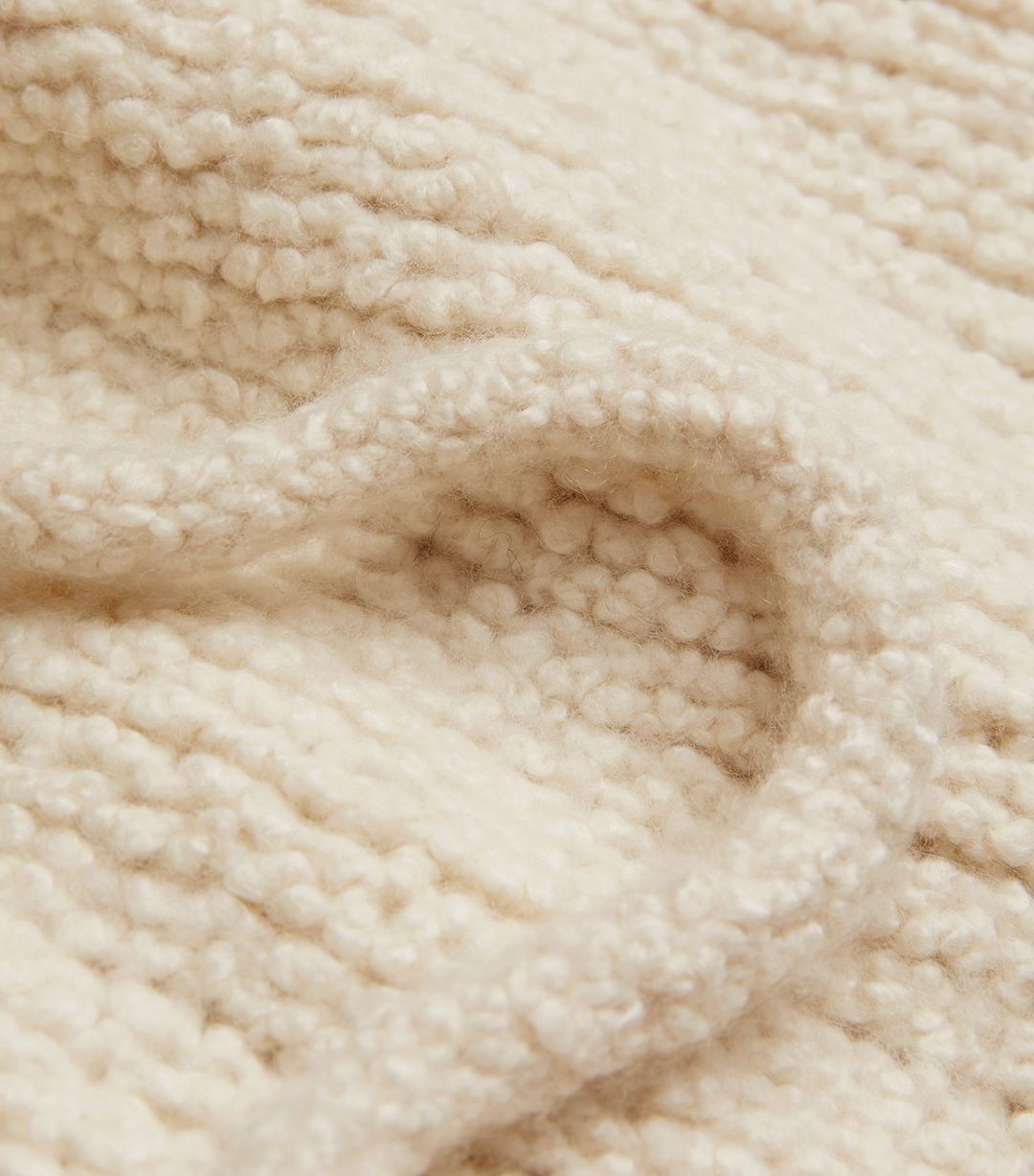 Sile Bouclé Cashmere Hoodie In Ivory #6