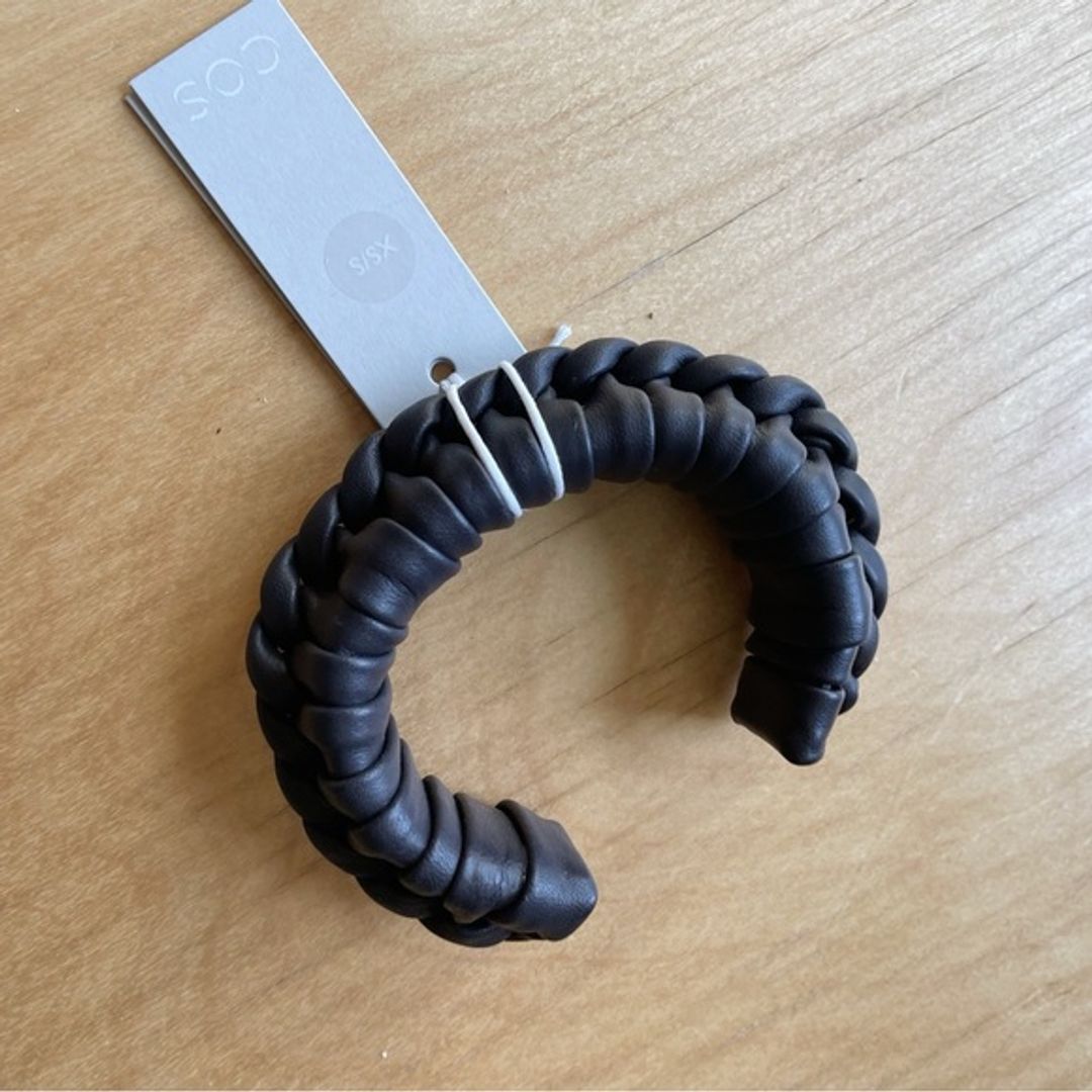 NWT COS Braided Leather Bracelet