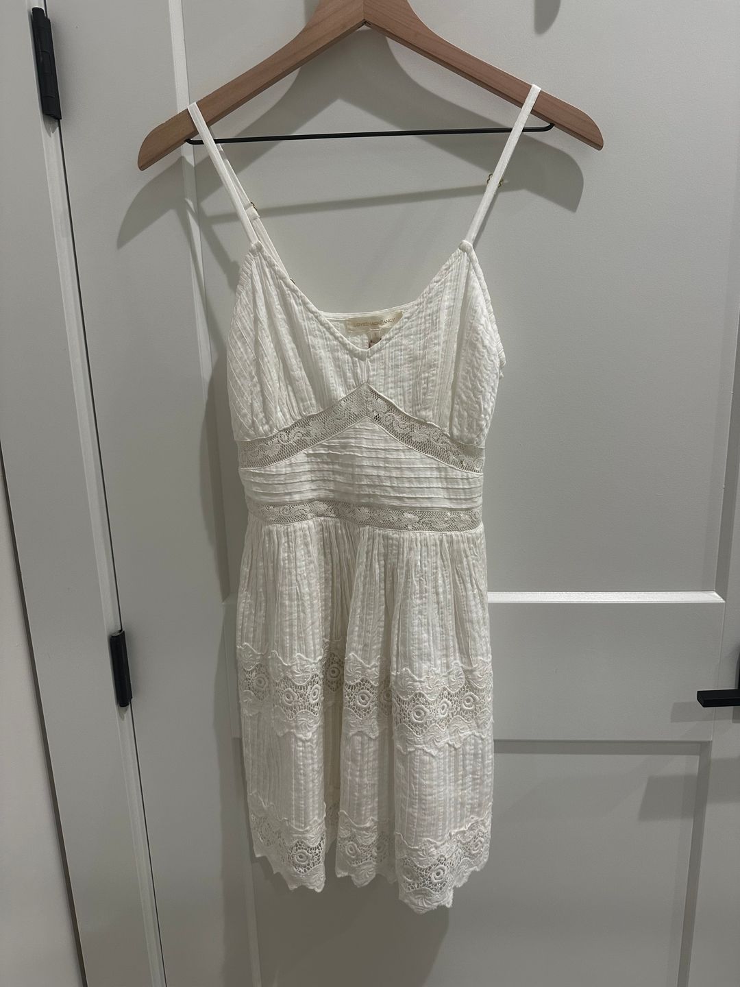 Cinnamon Striped Cotton Mini Dress