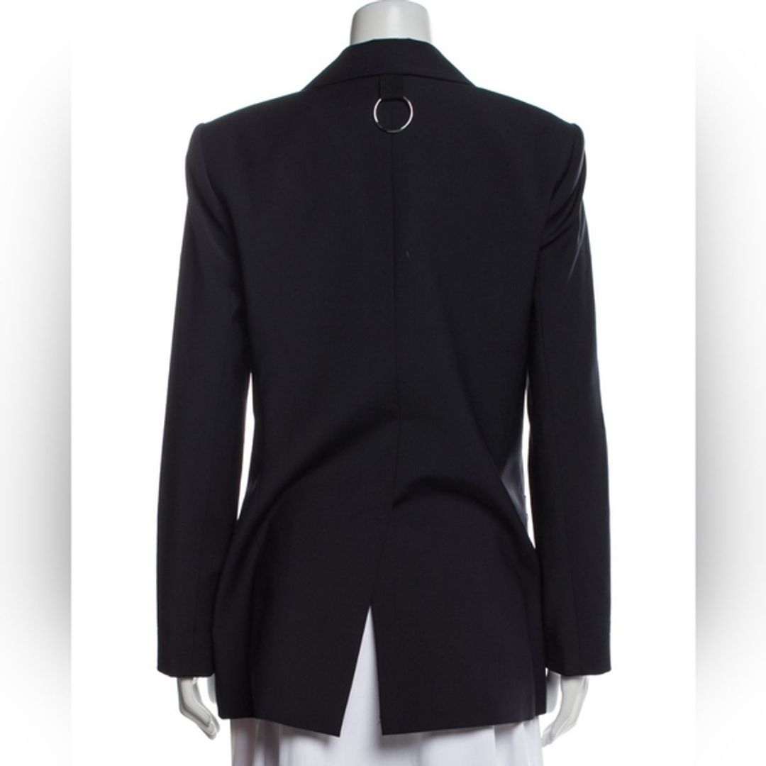 TIBI tropical wool cutout blazer DEEP NAVY