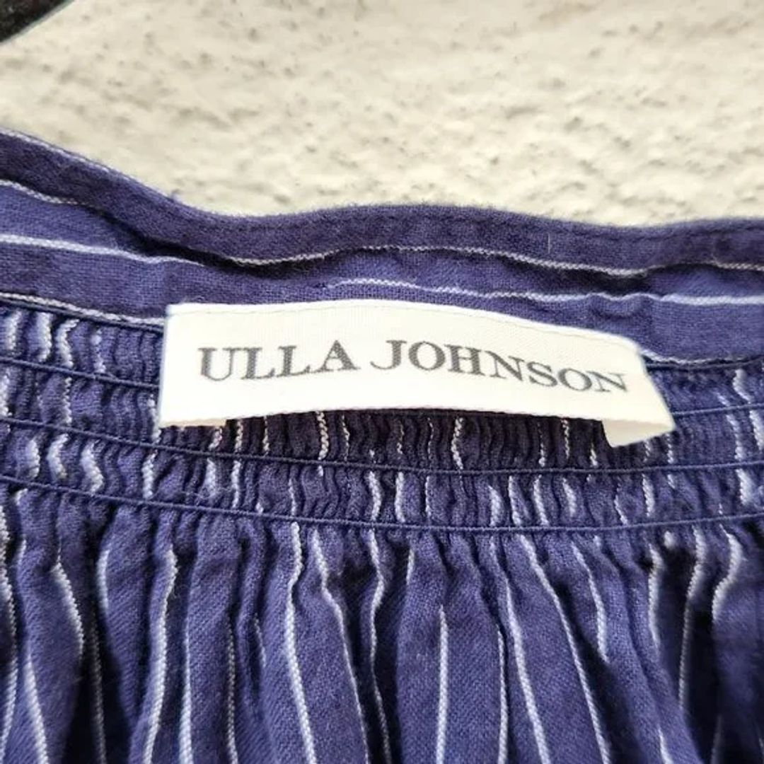 Ulla Johnson Ulla Johnson Kora Shimmer Lace Striped Blouse