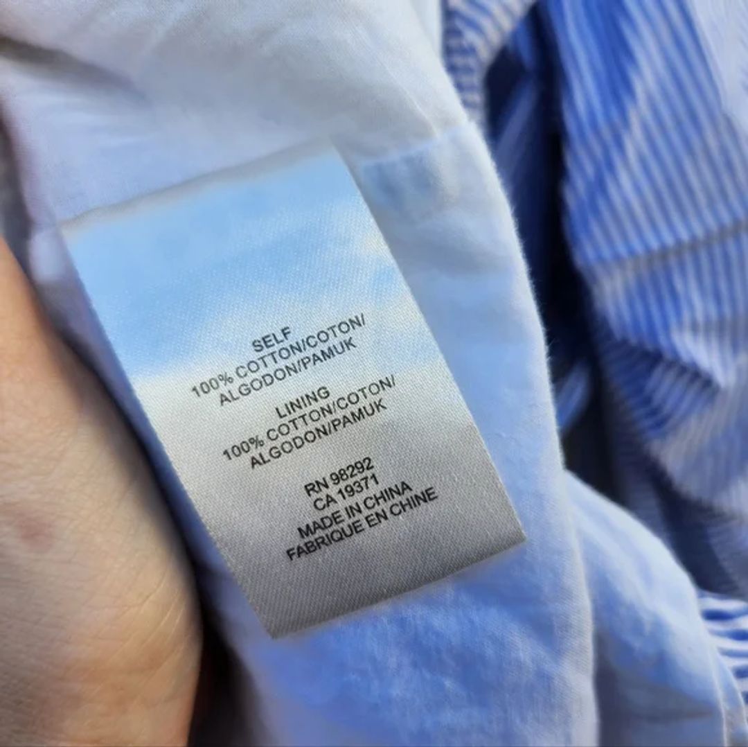 Tibi Elliot Stripe Trapeze Dress In Blue Multi