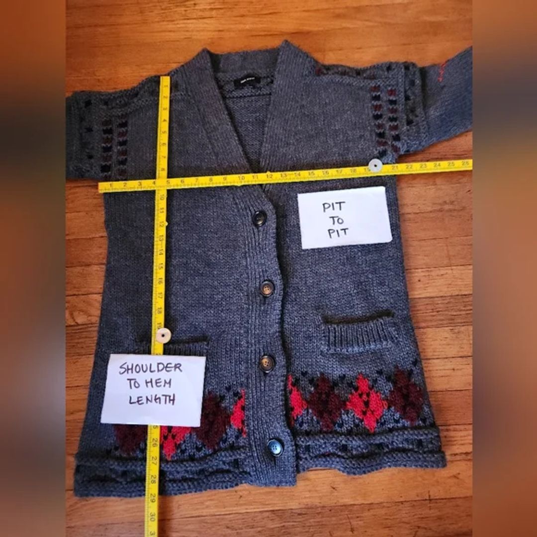 Isabel Marant Woman Geena Oversized Argyle Wool And Alpaca-blend Cardigan Gray In Grey