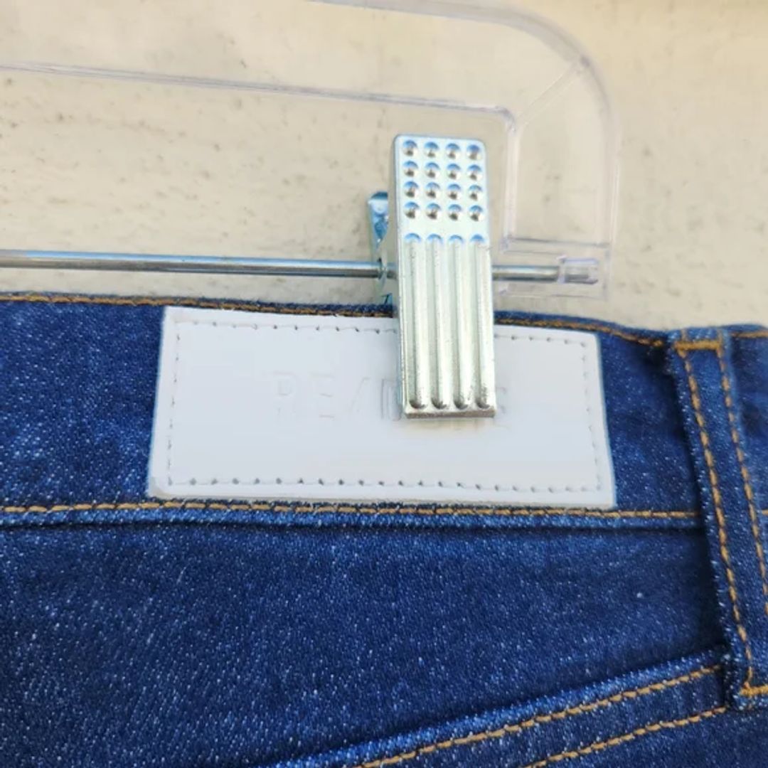 Re/Done Originals 70's Ultra High Rise Wide Leg In Blue