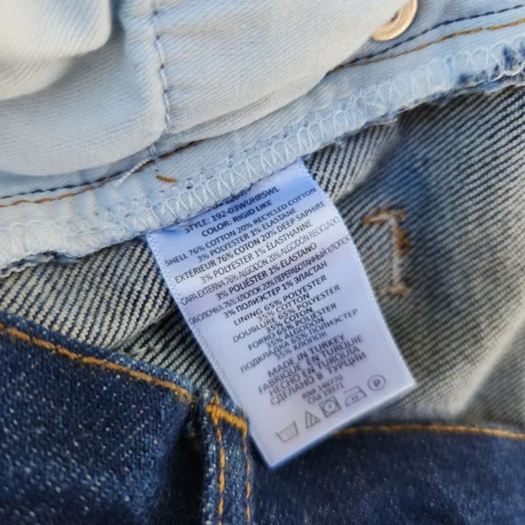 Re/Done Originals 70's Ultra High Rise Wide Leg In Blue