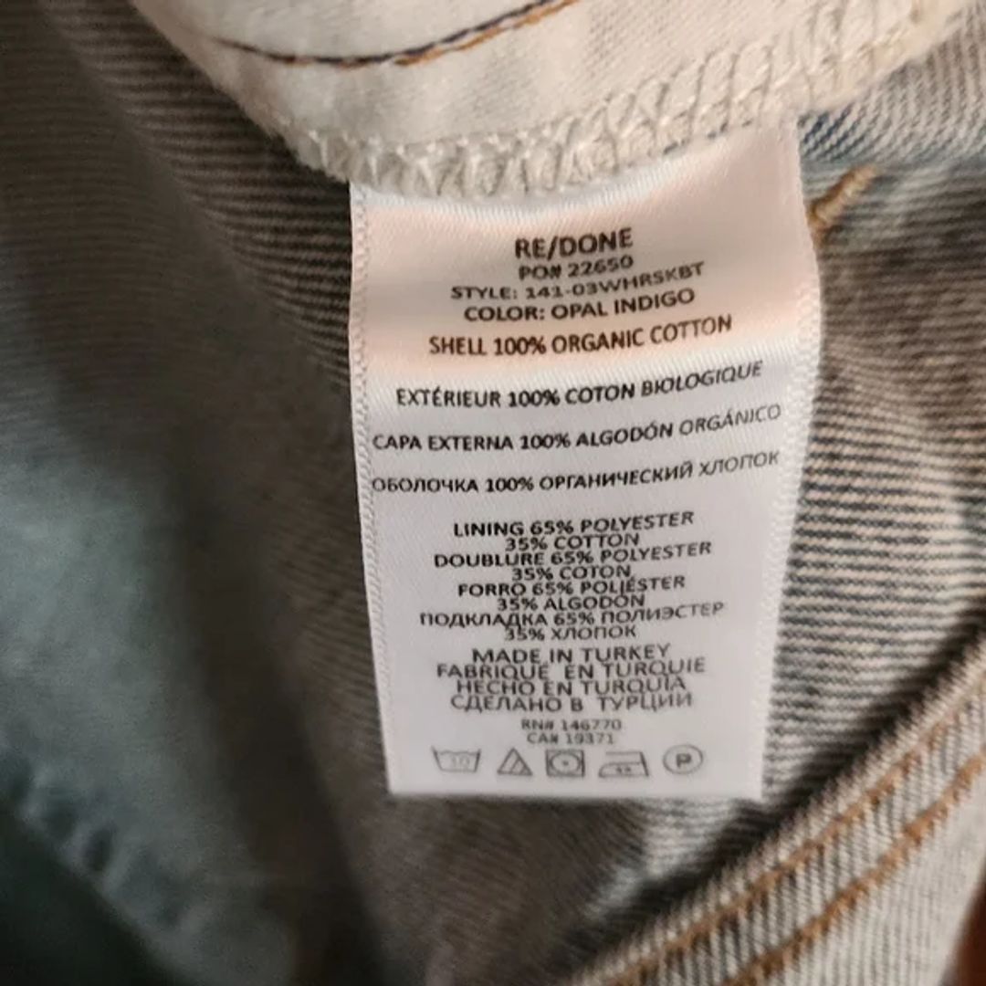 Re/Done 70's High Rise Skinny Bootcut