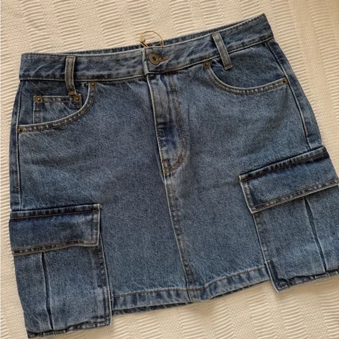 NWT Frankie Shop Denim Skirt