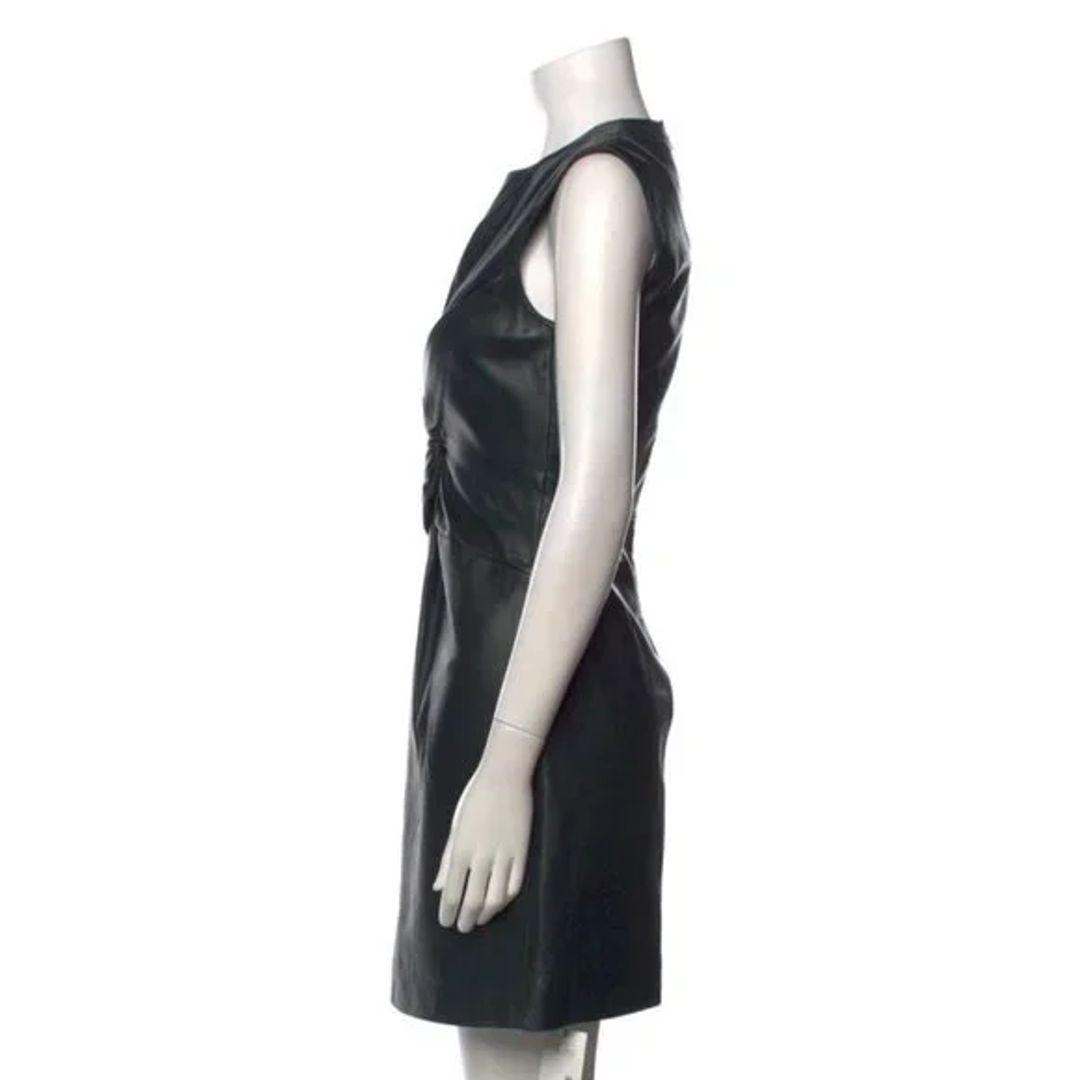 Maje Women's Navy and Green Dress