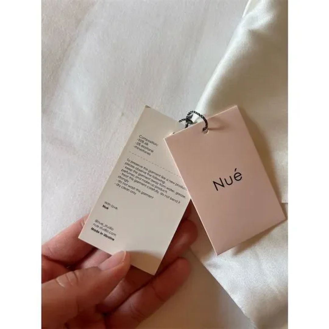 NWT Nue Studio Women's Kaia Top Silk Beaded Halter Camisole