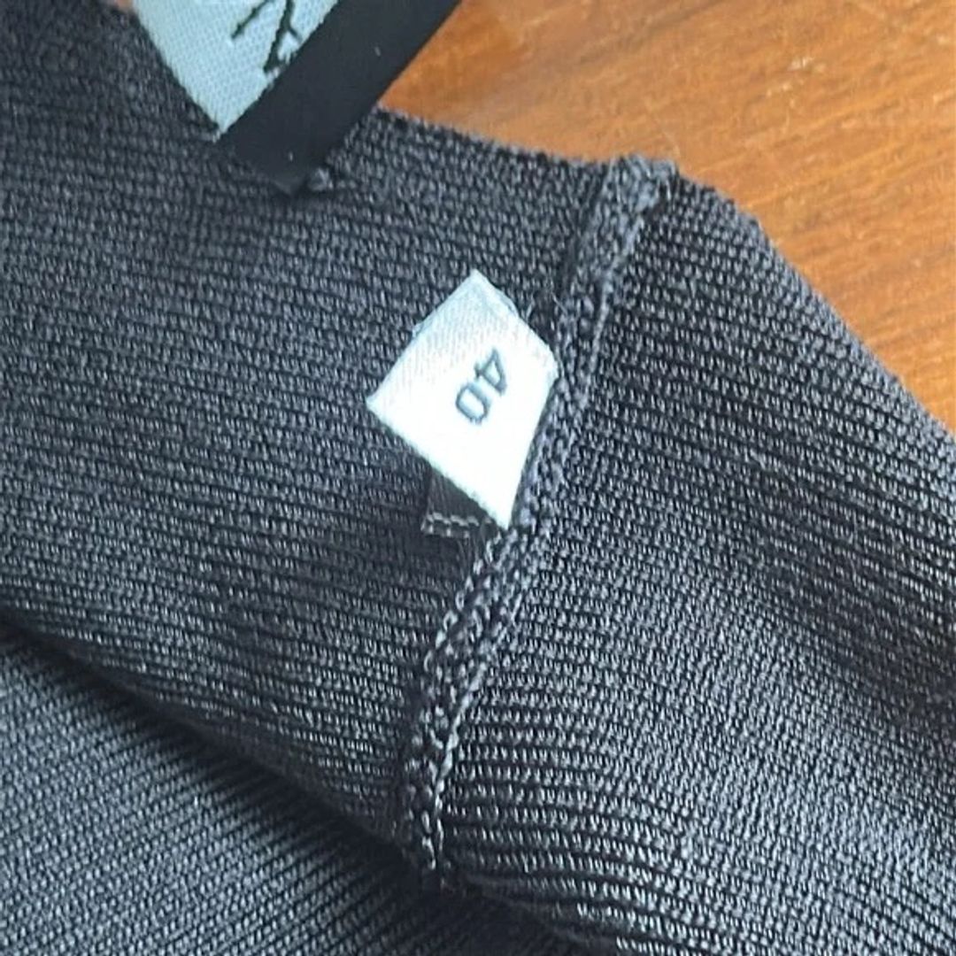 Dolce & Gabbana Black Double V-Neck Viscose Top