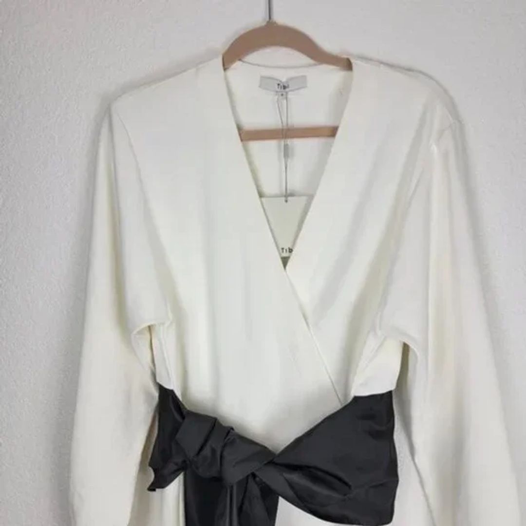 NWT Tibi Chalky Drape Dolman Tie Dress