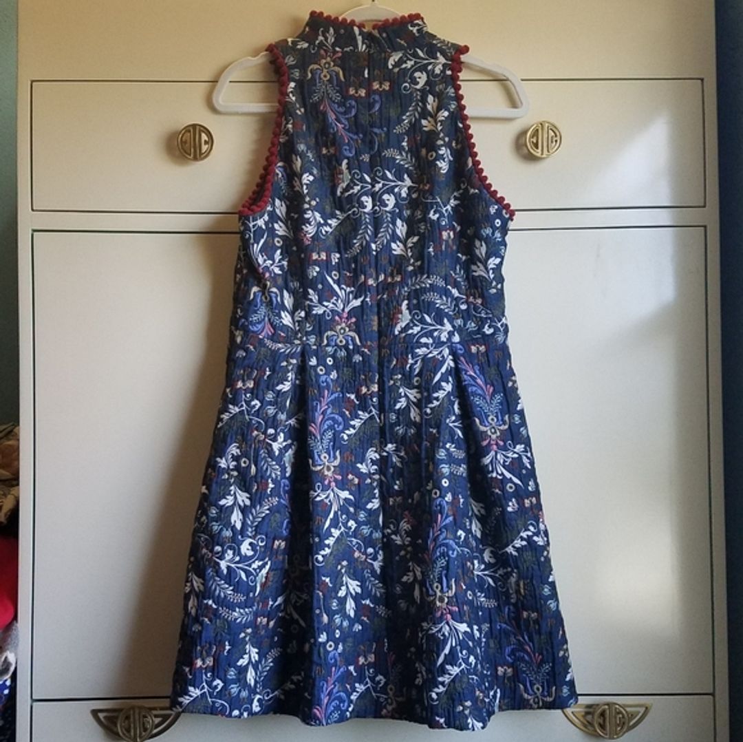 Anthropologie Brooklyn Jacquard Dress