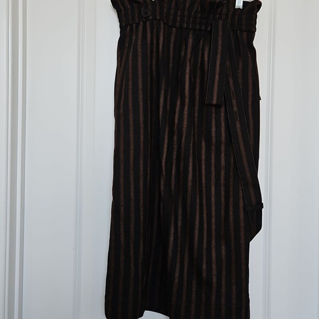 NWT Tibi Holden Stripe Paperbag Skirt
