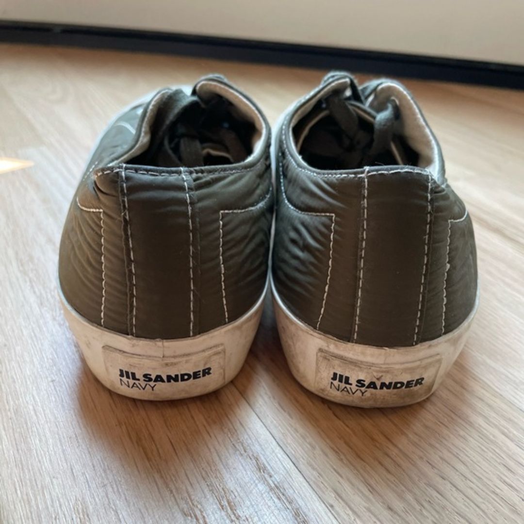 Jil Sander Navy Green Sneakers 39 EU  