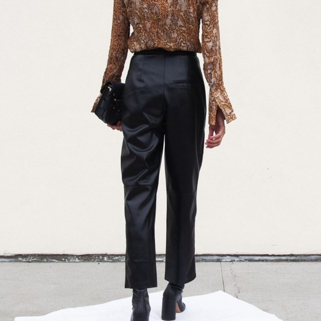 Nanushka Mitsu Vegan Leather Trousers