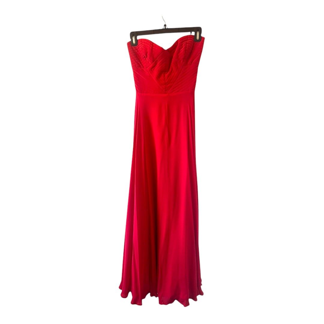 Parker Bayou Strapless Silk Maxi Dress