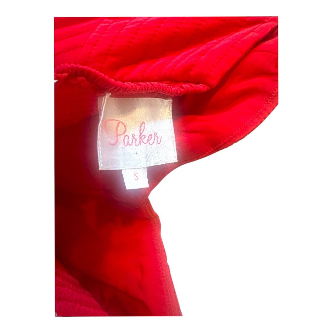 Parker Bayou Strapless Silk Maxi Dress