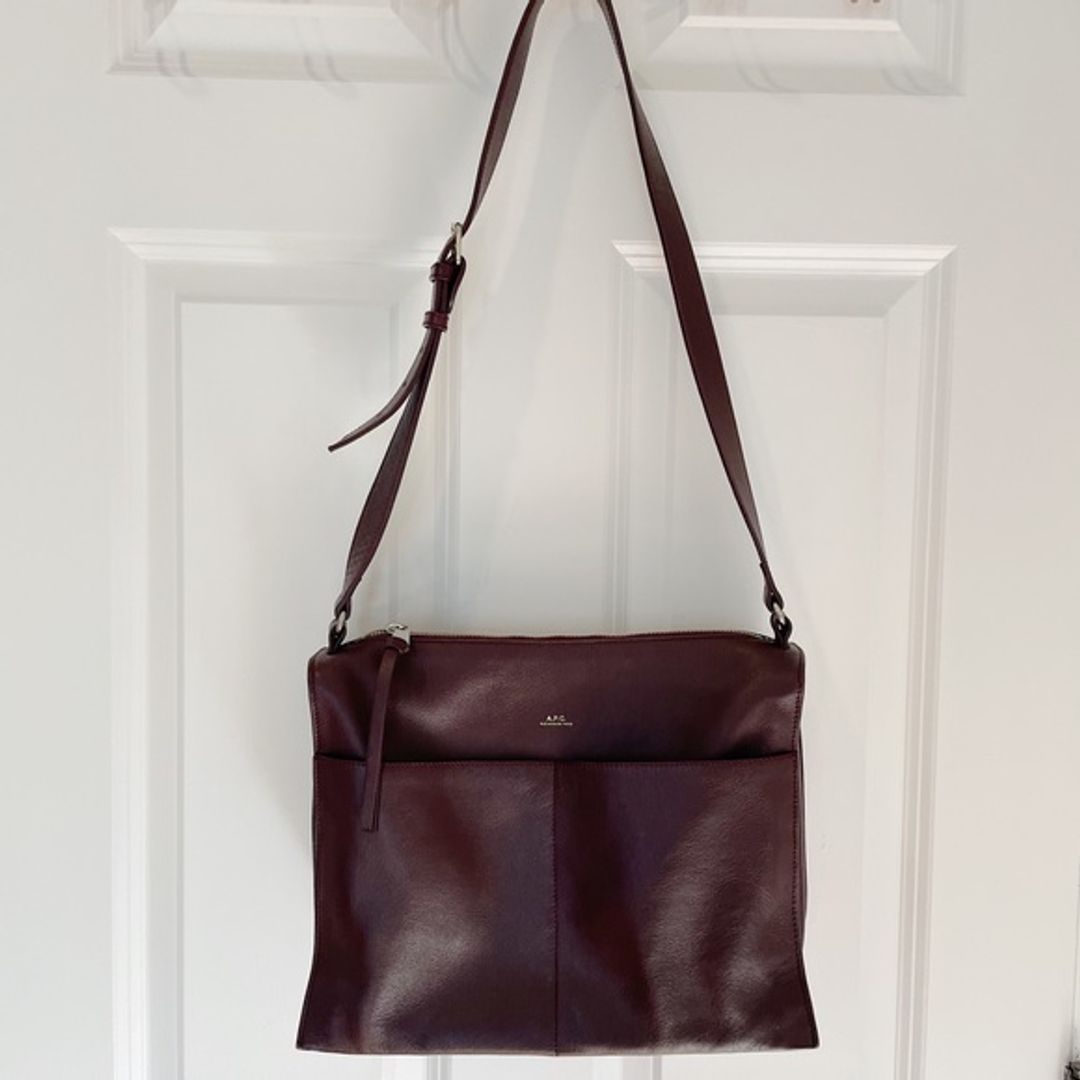 A.P.C. Sac Suzanne Leather Shoulder Bag