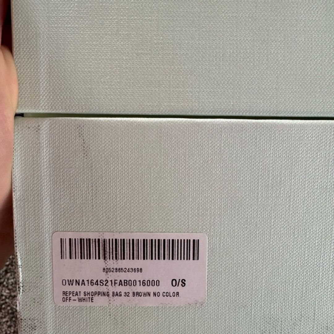 Off-White Repeat Shopping Tote