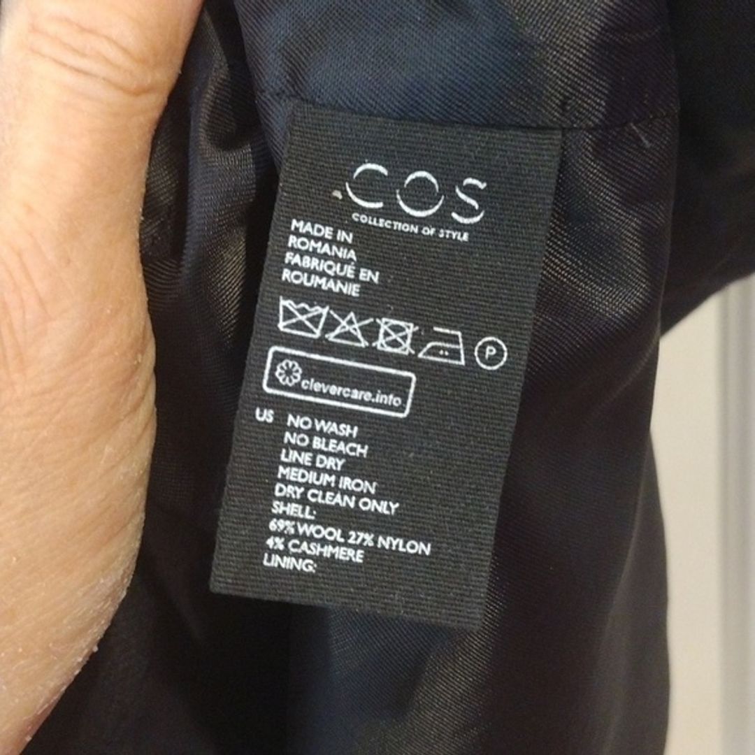 COS Women's Tailored Navy Dress