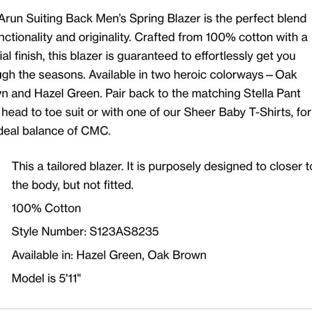 Tibi Arun Suiting Blazer