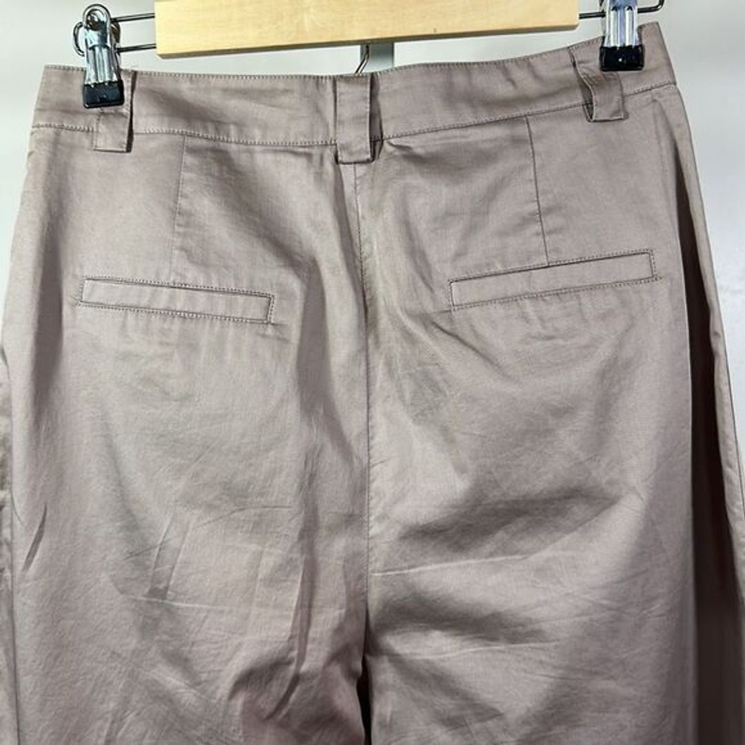 Tibi Beige Wide Leg Pants on