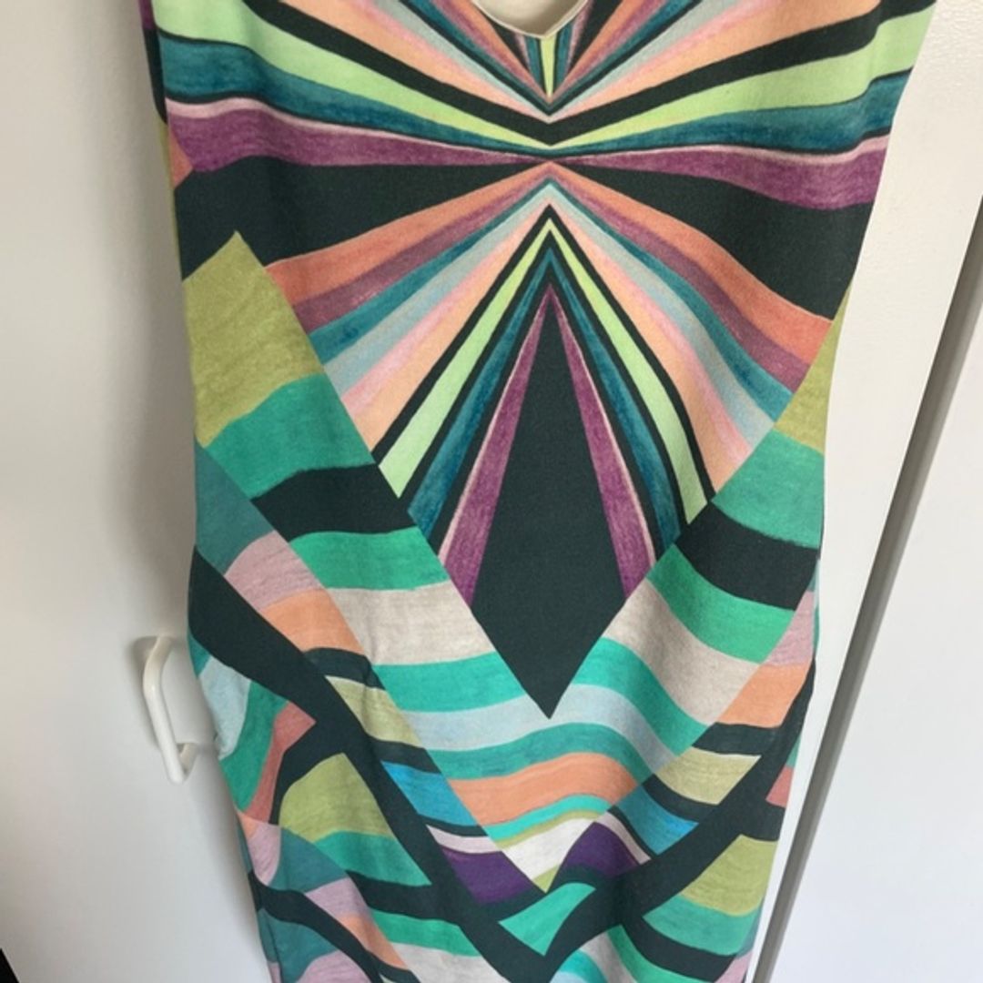 Mara Hoffman Prism V-Back Midi Dress