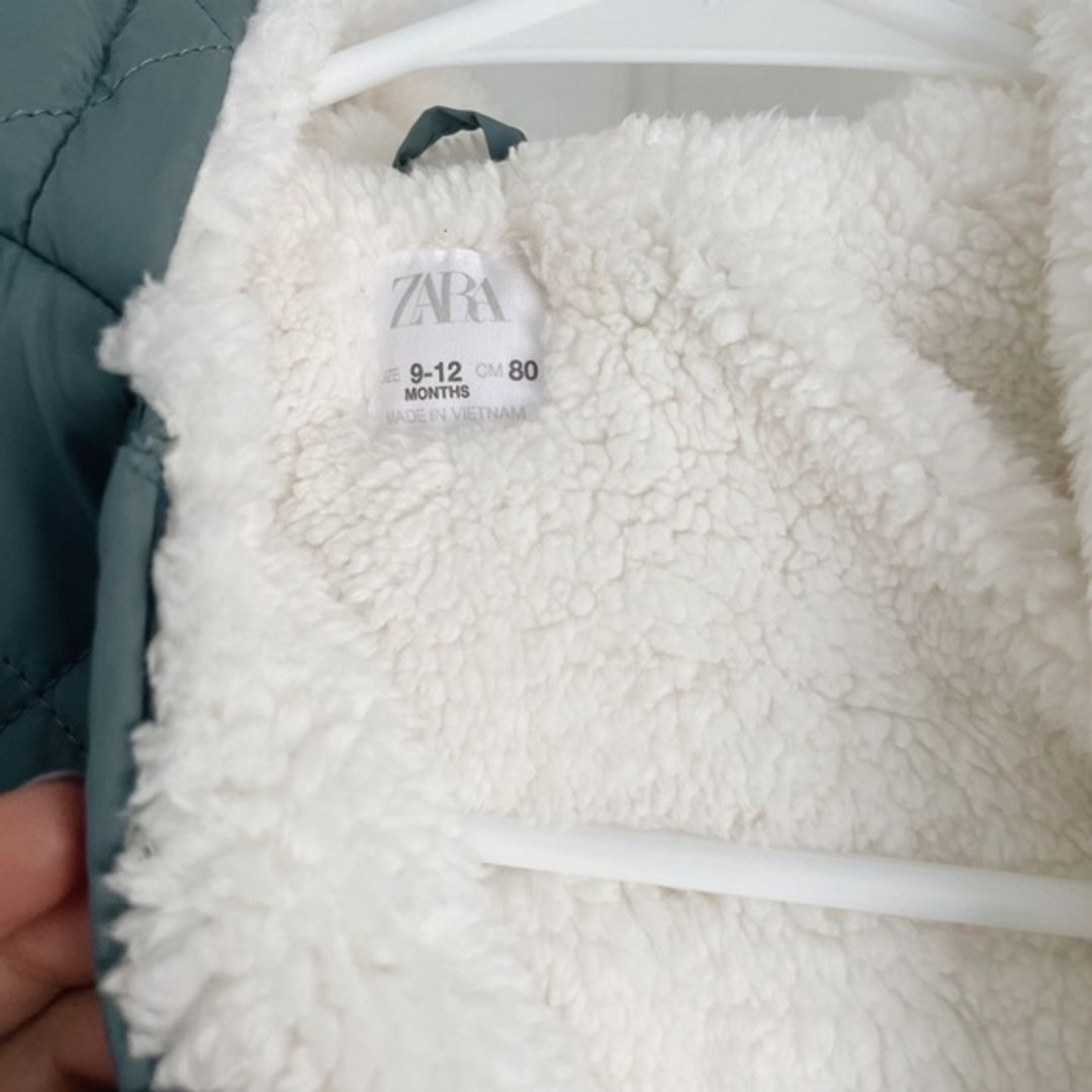 Zara Blue Quilted Fleece Coveralls, NWT (No Tags)