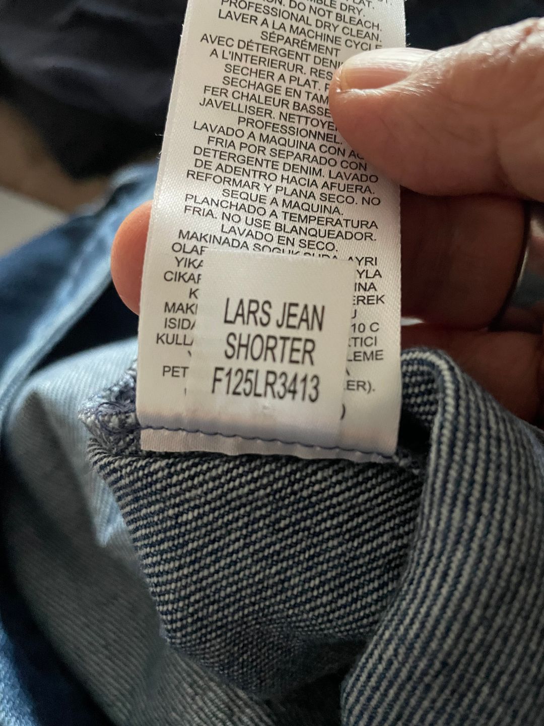 Lars Denim Convertible Zip Jean