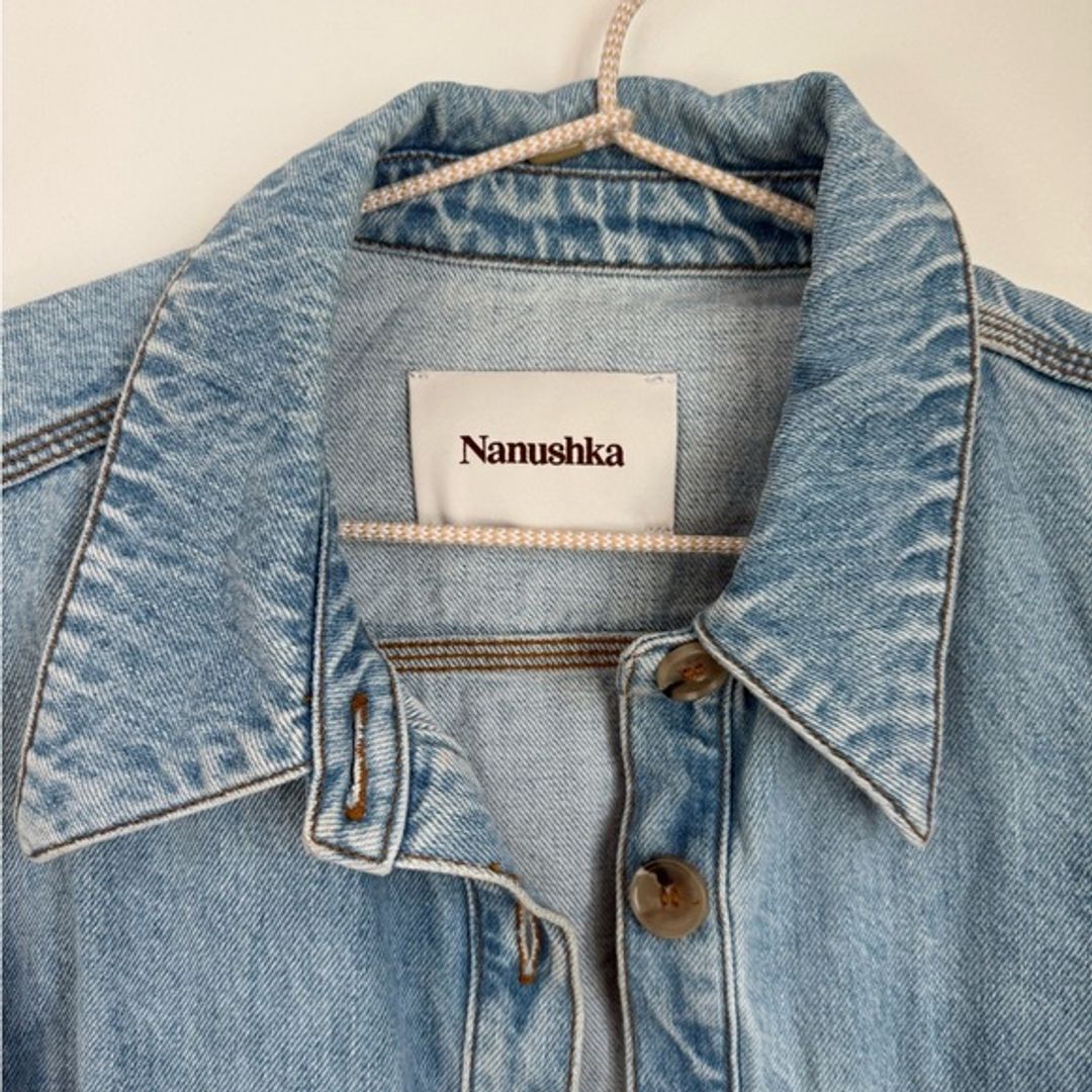 Nanushka Denim Button-Up Shirt from Nanushka