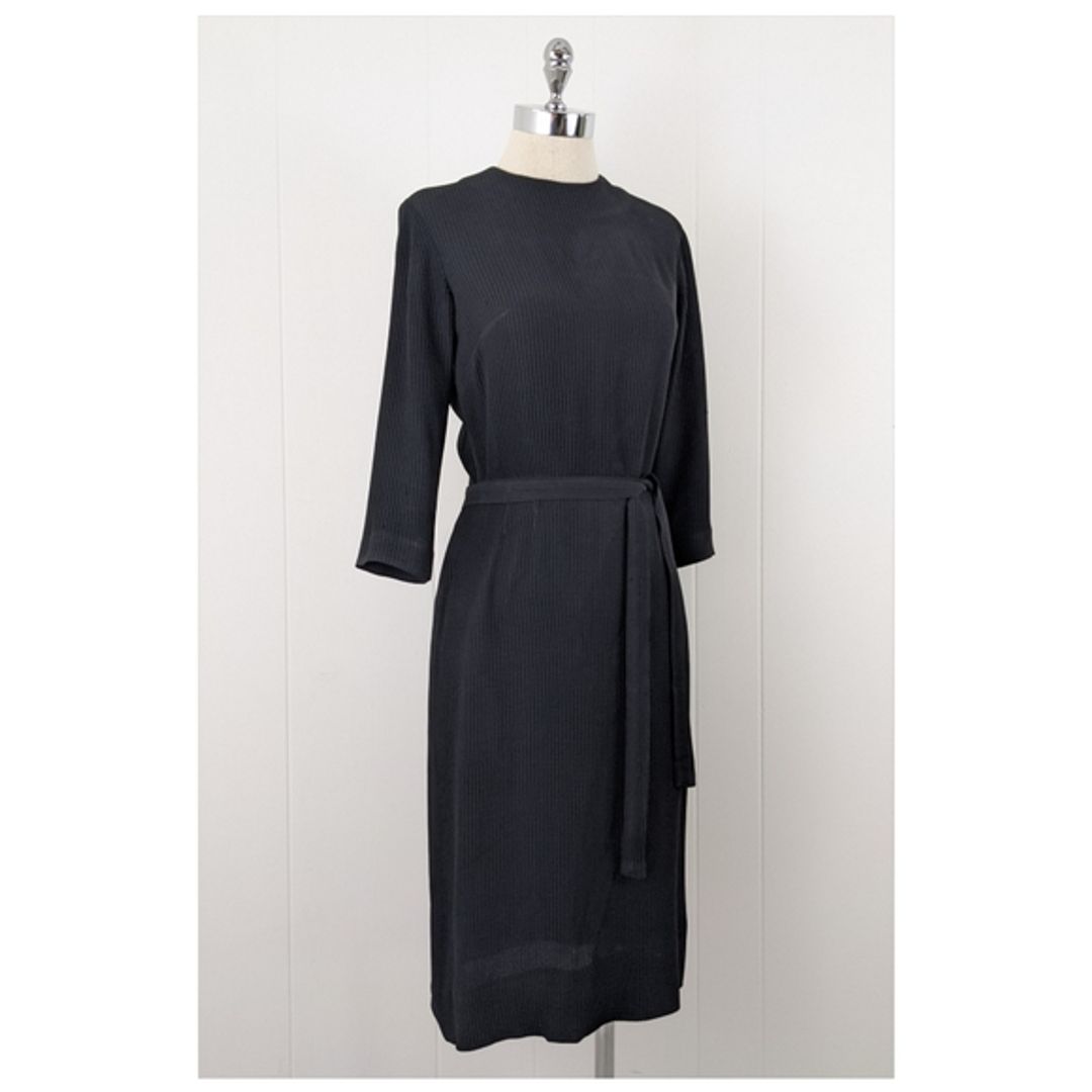Vintage 50's L'Aiglon Ribbed Wiggle Dress
