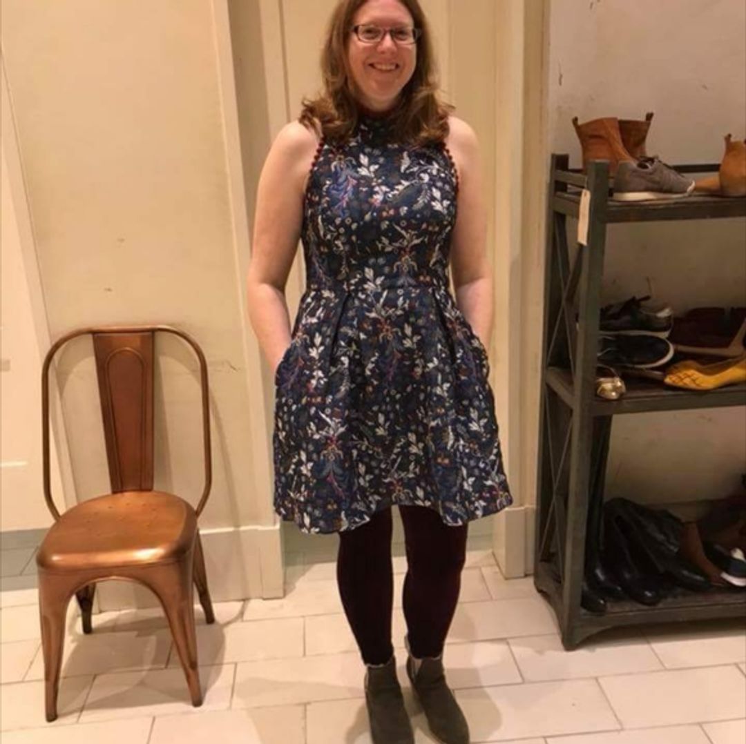 Anthropologie Brooklyn Jacquard Dress