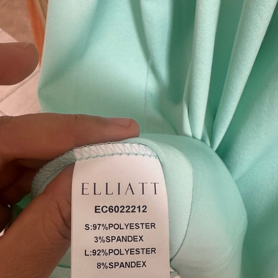 NWT Elliatt CORDELIA Mint Layered Spaghetti-Strap Mini Dress