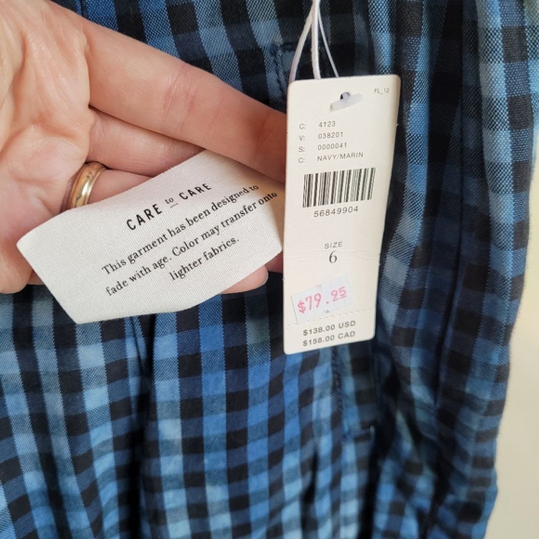 NWT Anthropologie Maeve Avryl Bleached Slim Pants