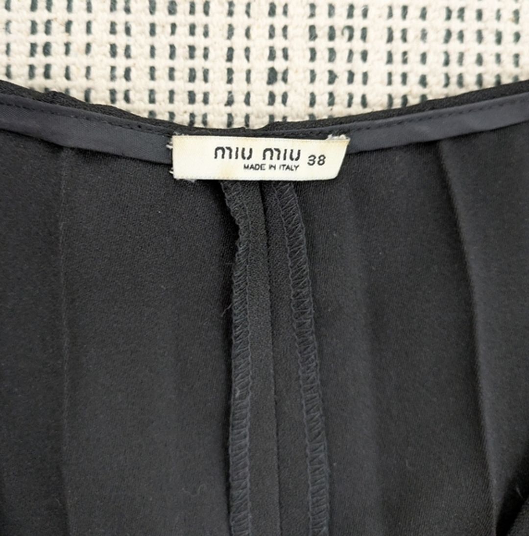 Miu Miu Vintage Pleated Blouse